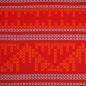 Preview: Jacquard-Strick Doubleface Blockstreifen X orange grau - Bio